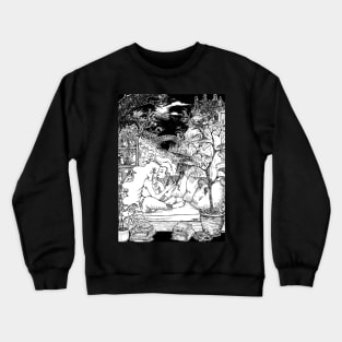 Plants, fantasy and books Crewneck Sweatshirt